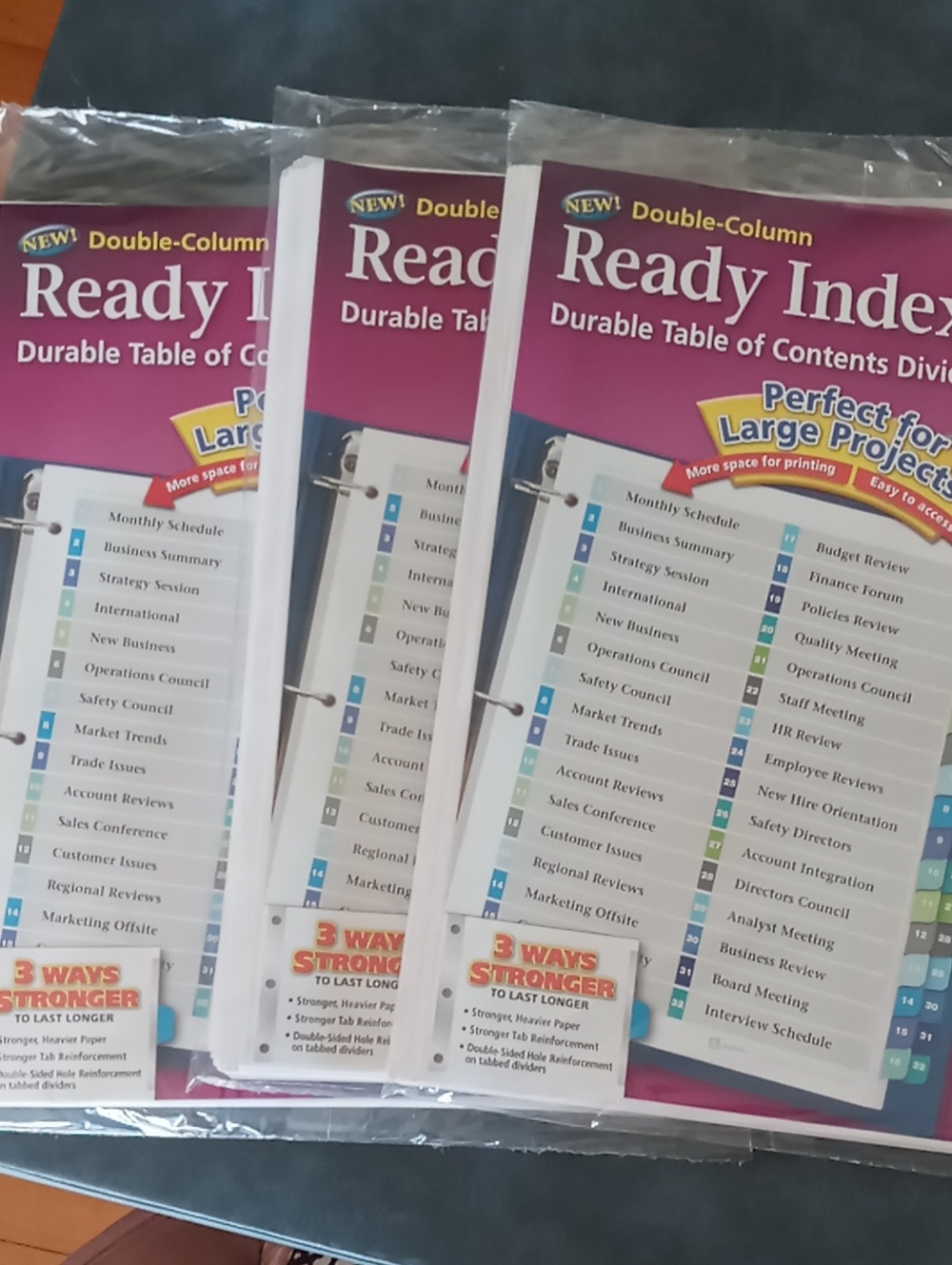 Avery Content Dividers 32 Tabs